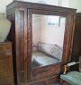 Antika Aynalı Gardrop